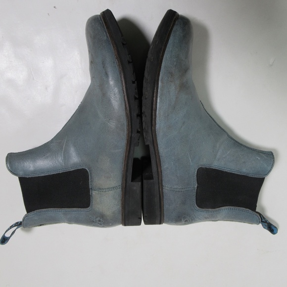 John Fluevog Men's Radio 2 Stephen Chelsea Boots Blue Size 9.5 US / 9 UK / 43 EU - Picture 9 of 12